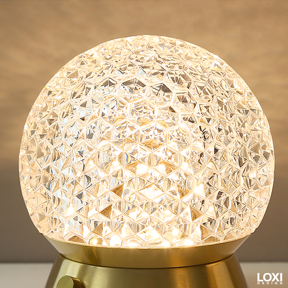 Loxi Design™ Crystal Ball Night Lamp