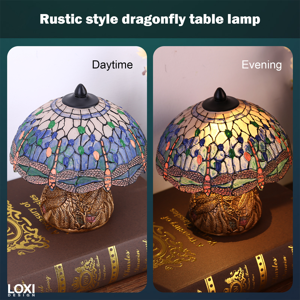 LoxiDesign™ Tiffany Dragonfly Lamp